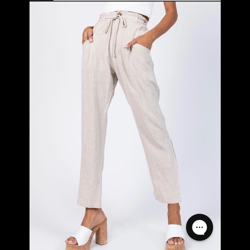 NWT Princess Polly Rex Pants Beige